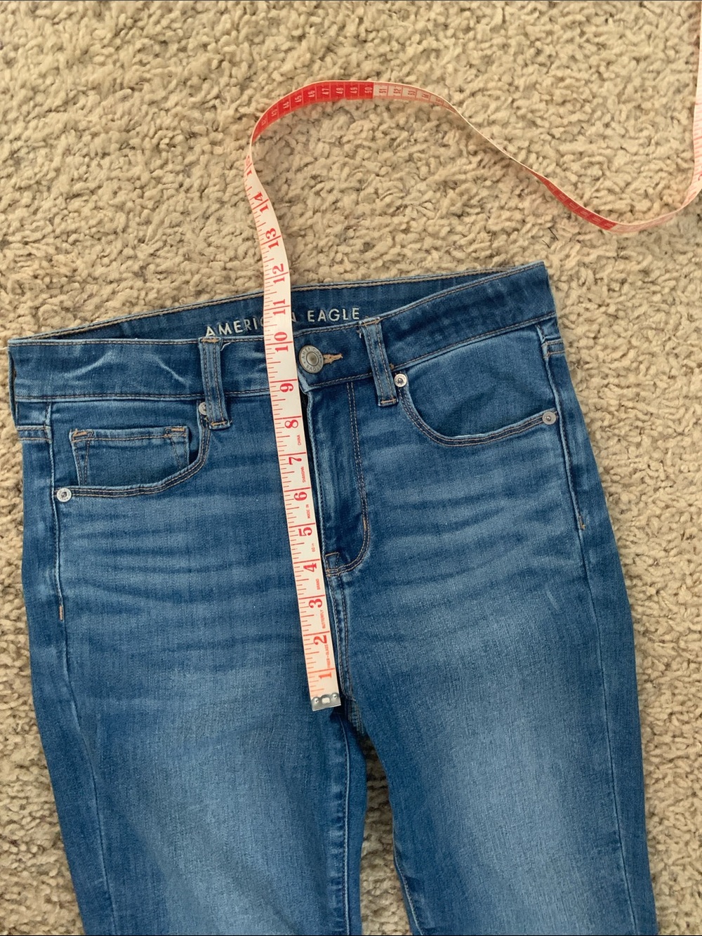 American Eagle High Rise Skinny Kick Jeans - Picture 4 of 9